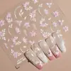 Redanco nuevo 5D relieve en concha de viento ligero pequeño flor silvestre pegatinas de uñas pegatinas de uñas estéreo He-1099