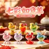 Mundo Lindo Suave 2 Caja Sorpresa Estilo Nuevo Figura Linda Celebridad de Internet de Moda Figura Pintada a Mano Corazón Femenino Decoración de Escritorio Venta al por Mayor