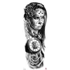 Fabricantes de pegatinas para tatuajes de brazo completo en stock, venta al por mayor, pegatinas para tatuajes a prueba de agua, suministro transfronterizo, palo de tatuaje