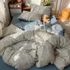 2026 Nuevo Estilo Hilo Peluche Estampado Funda de Edredón Individual y Juego de Cuatro Piezas
