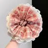 Gomita para el pelo suave y dulce para mujer, scrunchie de malla estilo coreano, liga para coleta baja y moño, accesorio para el cabello de alta gama