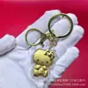 Llavero Dorado Mini Gato Kt Gato de la Suerte Colgante para Teléfono Encanto de Bolsa de Dibujos Animados Regalo para Eventos de Negocios Al por Mayor