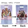 Amazon Katseye Grupo de Meninas Tema K-POP Festa de Aniversário Decorações Pratos de Papel Copos de Papel Balões Faixas Recortes