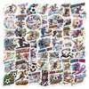 Conjunto de 50 adesivos de futebol graffiti transfronteiriços, adesivos adesivos à prova d'água de time de estrelas de futebol da Copa do Mundo, adesivos temu