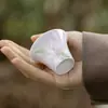 Xícara de Chá Flor de Lírio Roxa Tingida com Tinta Colorida Pintada à Mão em Argila de Jade da Dinastia Tang e Song, Conjunto de Chá Kung Fu, Xícara de Chá Cerâmica para Casa, Xícara Individual