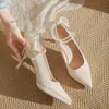 Zapatos de tacón alto con plataforma para mujeres bajitas Novia Dama de honor Zapatos de tacón de aguja Poco profundos Zapatos que no cansan el pie