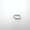 Pingente Polido de Aço Inoxidável em Forma de Coração Colar Oco Pingente DIY Não Desbota Simples Versátil Fecho de Pulseira Fecho de Joia