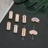 Colgante de aleación estilo antiguo Accesorios para joyería DIY Colgante con texto estilo chino Accesorios para cadena de teléfono Llavero