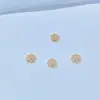 Accesorios DIY de Cristal que Conserva el Color Relleno de Oro de 14K Bandeja de Flores Separador Pulsera de Cuarzo Rosa Collar Material Hecho a Mano Accesorios
