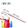 Comercio exterior transfronterizo Weizhuang Fan Pen cerdas de cola de pez pluma de pintura al óleo pluma de acuarela pluma gouache juego de pinceles de abanico al por mayor