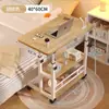Escritorio de Computadora Persona Perezosa Mesa de Noche Hogar Escritorio Sencillo Dormitorio Escritorio de Computadora Sencillo Conveniente Móvil Elevable Transfronterizo