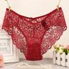 Europeu e americano sem costura sexy sexy roupa íntima feminina renda cintura oca sexy plus size comércio exterior roupa íntima feminina atacado algodão