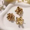 Lujosos y Glamurosos~ Estilo Francés Ultra-Hada Retro Flor Dorada DIY Lujo Ligero Pendientes de Alta Gama, Accesorios para el Cabello, Broches, Accesorios de Flor para Zapatos