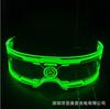 Comercio electrónico transfronterizo Gafas luminosas LED Tecnología acrílica Gafas de calidad Gafas luminosas Fiesta de Navidad Alegría