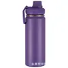 Nueva Olla Espacial de Acero Inoxidable 304 Doble Capa 18oz Taza de Agua de Gran Capacidad Portátil para Exteriores Taza Deportiva con Aislamiento Frío