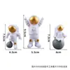 Adornos Decorativos para Pastel de Astronauta, Cohete Brillante, Topper de Planeta para el Primer Cumpleaños del Bebé, Transbordador Espacial, Figura de Astronauta