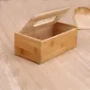 Caja de pañuelos de bambú con logotipo personalizado, caja de pañuelos publicitaria, almacenamiento para el hogar, restaurante, hotel, oficina, caja de pañuelos