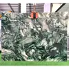 Mármore Verde Esmeralda Pedra de Luxo Móveis de Interior Parede de Fundo Pedra Bancada de Cozinha Painel de Mesa Design