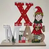 Regalo de Navidad de Lujo con Decoración de Elfo Brillante
