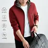 Chamarra con Capucha Estilo Old Money Impermeable Abrigo Versátil Casual de Negocios Top para Hombre Chaqueta de Primavera Otoño para Hombre al por Mayor