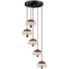Quarto Mesinha de Cabeceira Estilo Antigo Francês High-End Balcão de Bar Escada Retrô Sala de Jantar Lustre Light Luxury Sala de Estar Luminárias de LED