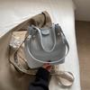 Bolsas Moda Coreana Casual Bolso Cubo Verano 2025 Nuevo Bolso Bandolera Cruzado con Correa Ancha Bolso de Mano para Mujer