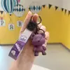 Chaveiro Urso Camaleão Colorido Desenho Animado Personalidade Pingente de Mochila Corrente de Carro Unissex Boneca Pequeno Presente Tendência