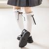 Nuevas Medias Altas para Niñas Otoño e Invierno Calcetines de Encaje de Princesa Calcetines de Pantorrilla Estilo Preppy Coreano y Japonés Calcetines Altos para Niñas