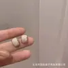 Pinzas para Orejas de Perla Vintage, Sin Perforación, Pendientes Minimalistas de Nicho, Brazaletes para Orejas, Accesorios para Orejas con un Toque de Lujo Ligero, Aretes con Forma de Espiral para Mosquitos