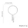Collar de Borlas con Forma de Gota de Agua Incrustado de Diamantes de Zirconia Transfronterizo Europeo y Americano Collar de Nicho de Lujo Ligero Collar de Temperamento Simple de Moda Venta al por Mayor