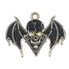 Transfronterizo 125 Goteo de aceite Fantasma de Halloween Calavera Murciélago Muerte Colgante DIY Pulsera Llavero Colgante de Joyería