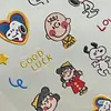 Popular Lindo Snoopy Relieve Arte de Uñas Pegatinas 3D Perro de Dibujos Animados Juguetón Portalápices DIY Taza de Agua Pegatinas para Uñas