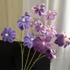 3 Flores de Magnólia Artificiais para Decoração de Corredor de Casamento, Banquete de Noivado e Arranjo de Quarto de Casamento