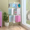 Toallero, Tendedero para Calcetines, Tendedero Plegable de Pie, Multifuncional de Acero Inoxidable