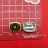 Imitación Rodaja de Diamante Galvanizada Pequeña Cuadrada Forma de Corazón Piedra Preciosa Accesorios para Joyería DIY Pasador Hebilla de Zapato Materiales