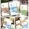 Sobre Literario Chino Casual, Estilo Retro Fresco y Elegante, Gato Lindo Creativo, Lenguaje de Flores, Escenario, Sobre de Almacenamiento