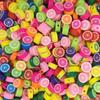 2024 Novo Europeu e Americano acessórios DIY contas de cerâmica mole de frutas contas de rosto sorridente 10mm contas de flores contas de cerâmica mole de rosto sorridente