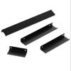 Manija invisible para puerta de armario con sellado de bordes, directa de fábrica, manija lateral integrada para puerta de mueble de armario