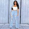 Transfronteiriço em estoque wish transfronteiriço ebay Amazon moda feminina europeia e americana micro-jeans rasgados mulheres
