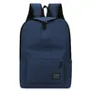 Mochila Transfronteiriça, Grande Capacidade, Mochila Escolar de Cor Sólida, Versátil, Moderna, Leve, Casual, Impermeável, Mochila Texturizada, Lazer ao Ar Livre