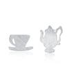 Pendientes de botón de plata de ley 925 tetera Taza pendientes de botón cepillados al por mayor estilo coreano joyería de plata de ley pendientes combinan con todo