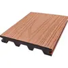 Piso Compuesto de Madera-Plástico Sólido Coextruido de Segunda Generación Coextruido por una Cara Semi-Encapsulado Piso Compuesto de Madera-Plástico para Balcón Exterior Patio Bajo Pedido