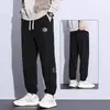 Pantalones deportivos tipo jogger de pana de retazos retro de moda para hombres y mujeres, engrosados, holgados, elásticos, pantalones casuales para hombres para primavera y otoño