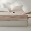 Estilo Japonés Simple Otoño e Invierno Nuevo Colchón Grueso Lijado Color Sólido Colchón de Una Pieza Simmons Funda Protectora Colcha Funda de Almohada