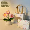 Regalo de cumpleaños para niñas para regalar a mejores amigas, ramo de girasoles para el Festival Qixi, pequeño adorno de coche, decoración de escritorio para el Día del Maestro