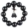 Atacado de fábrica Pulseira de Ébano Pulseira de contas de sândalo ébano sândalo roxo sândalo ébano sombrio Joias de casal de ébano para homens e mulheres