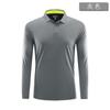 Camiseta de solapa personalizada de manga larga de secado rápido, overol con estampado de actividad, camiseta deportiva publicitaria, polo de secado rápido para ropa de trabajo con logo