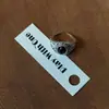 Anillo de Cola Elegante Estilo Medieval Retro Ágata Negra Plata Chiba Tai Anillo Clásico de Moda para Hombres y Mujeres Apertura de Anillo