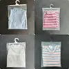 Bolsa con Gancho Autoadhesivo de PE Personalizada Bolsa de Empaque Transparente Bolsa con Gancho para Empaque de Ropa de Bebé y Niños Bolsa de Plástico Autoadhesiva Ropa