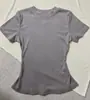 Sk Kim Kardashian top Camiseta manga corta elástico corte ajustado Kylie mismo estilo acanalado cuello redondo capa base
